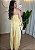 Conjunto Feminino Poá Amarelo e Rosa em Tricoline – Blusa Frente Única e Calça Pantalona - Imagem 2
