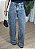 Calça Jeans Feminina Wide Leg de Cintura Alta – Lavagem Cinza - Imagem 2