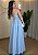Vestido Longo de Alças Finas com Decote V e Amarração nas Costas - Imagem 6
