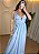 Vestido Longo de Alças Finas com Decote V e Amarração nas Costas - Imagem 9