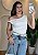 Blusa de Renda com Nó no Ombro – Tamanho Único - Imagem 1