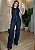 Conjunto Feminino Jeans Estonado Calça e Colete Alongado - Imagem 1