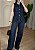 Conjunto Feminino Jeans Estonado Calça e Colete Alongado - Imagem 2