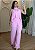 Conjunto Feminino Calça e Blusa Frente Única em Chiffon - Imagem 1