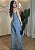 Conjunto Jeans Feminino - Blusa Tomara que Caia e Calça - Imagem 2