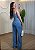 Conjunto Jeans Feminino - Blusa Tomara que Caia e Calça - Imagem 5
