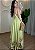 Vestido Longo Viscolinho Floral Verde – Leveza e Elegância - Imagem 3