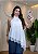 Blusa Assimétrica Frente Única - Detalhe em Renda - Imagem 3