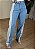 Calça Jeans Modelo Ballon Detalhe Bicolor - Imagem 3
