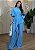 Conjunto Canelado 3D Blusa Amarração e Calça Pantalona - Imagem 5