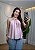 Blusa Frente Única Cetim Detalhe Argola - Imagem 5