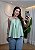 Blusa Frente Única Cetim Detalhe Argola - Imagem 4
