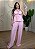 Conjunto Amarrações Crepe de Linho - Rosa Bebê - Imagem 1