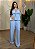 Conjunto Amarrações Crepe de Linho - Azul Bebê - Imagem 1