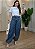 Calça Jeans Ballon Elástico - Lavagem Escura - Imagem 1