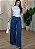 Calça Jeans Recortes Modelagem Ampla - Cod 55 - Imagem 2