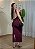 Vestido Suplex Detalhe Costa Nua - Vinho - Imagem 1