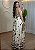 Vestido Feminino Frente Única - Estampa Poa e Flores - Imagem 2