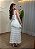 Conjunto Tricô Modal - Cropped e Saia Mid - Branco - Imagem 2
