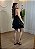 Conjunto Tecido Chiffun Short Saia com Bata - Preto - Imagem 2
