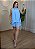 Conjunto Tecido Chiffun Short Saia com Bata - Azul - Imagem 1