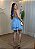 Conjunto Tecido Chiffun Short Saia com Bata - Azul - Imagem 2