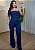 Conjunto Feminino Jeans Risca de Giz - Lavagem Azul - Imagem 1