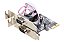 Placa PCIe 2 seriais RS232 (DB9M) ? Full 120mm + Slim 80mm - Imagem 1
