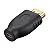 Adaptador HDMI Macho para Micro HDMI Fêmea - Imagem 1