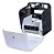 DISPENSER P/ PAPEL BOBINA AUTO CORTE BRANCO/PRETO - ELISA - Imagem 2