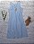 Vestido de Linho Azul Claro - Imagem 1