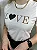 T-shirt Love – Off White - Imagem 2