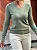 Blusa Tricô Modal Decote V - Imagem 1