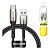 CABO DE DADOS NYLON 3 A USB PARA TIPO - C 1M - BASEUS - Imagem 3