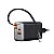 FONTE WIWU HELIX 45W USB-A + USB-C PRETO - Imagem 1