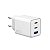 CARREGADOR WIWU CUBE 67W GAN 2 USB-C + USB-A BRANCO - Imagem 2