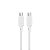 CABO WIWU STELLAR USB-C X USB-C 60W BRANCO 1M - Imagem 4