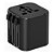ADAPTADOR WIWU UNIVERSAL DE TOMADA INTERNACIONAL 2500W PRETO - Imagem 1