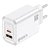 CARREGADOR HREBOS FLUXIONCHARGE 30W USB-A + USB-C CRG-233 - Imagem 1