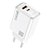 CARREGADOR HREBOS FLUXIONCHARGE 30W USB-A + USB-C CRG-233 - Imagem 3