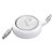 CABO RETRÁTIL HREBOS FAST VORTEX TIPO C PARA TIPO C 100W 1M BRANCO CB-360C - Imagem 3