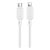 CABO WIWU STELLAR TIPO C PARA LIGHTNING 27W 1 METRO BRANCO - Imagem 1
