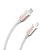 CABO HREBOS MECHANICAL LED 60W USB-C X LIGHTNING 1,8M BRANCO CB-377I - Imagem 3