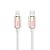 CABO HREBOS MECHANICAL LED 60W USB-C X LIGHTNING 1,8M BRANCO CB-377I - Imagem 1
