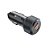 KIT CARREGADOR VEICULAR HREBOS AUTOCHARGE PRO USB-C PD 30W + USB-A QC 18W COM CABO USB-C PRETO CRV-208CC - Imagem 2