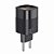 CARREGADOR HREBOS QUANTUM CHARGE 30W USB-C + USB-A PRETO CRG-224 - Imagem 1