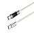 CABO HREBOS TECH LED USB-C X USB-C 100W 1M COM VISOR DE POTÊNCIA BRANCO CB-371C - Imagem 2