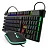 Kit Teclado E Mouse Gamer Exbom Bk-g550 Preto Rgb 2400 Dpi - Imagem 1