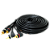 Cabo 2 + 2RCA 5M Emborrachado, Preto com Terra - Imagem 1