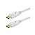 Cabo Displayport 1.2 com Trava - 2M - Branco - Imagem 2